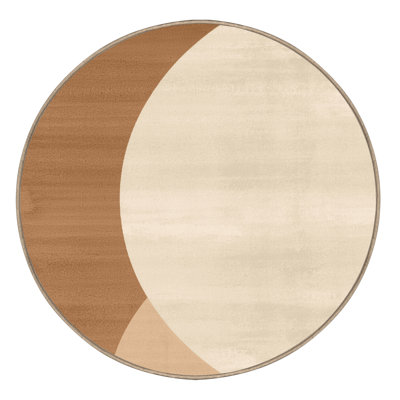 Tapis beige lavable à la machine Bemott