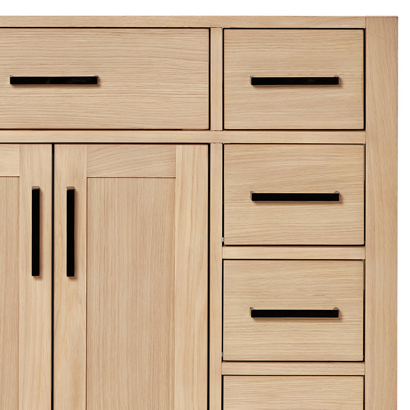 42" Single Bathroom Vanity Base only, Natural Oak