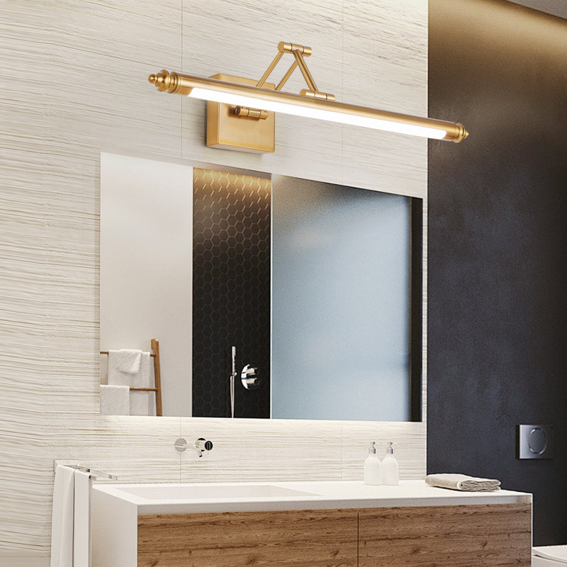 Lampe pour éclairage à DEL 1 lumière à intensité variable, température de couleur réglable (3000K / 4000K / 5000K), bras extensible réglable et angle d'éclairage, éclairage de présentation d'œuvres d'art, câblé, non alimenté par pile