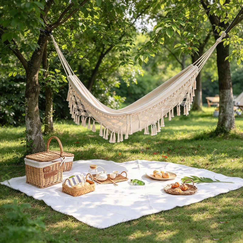 Outdoor Garden Hammock Double 280 x 150 cm