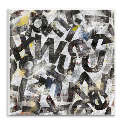 «Mixed Letters Abstraction» par Laura Gibson