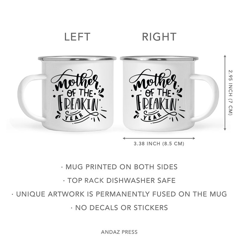Tasse de camping «Funny Mom», Freaking