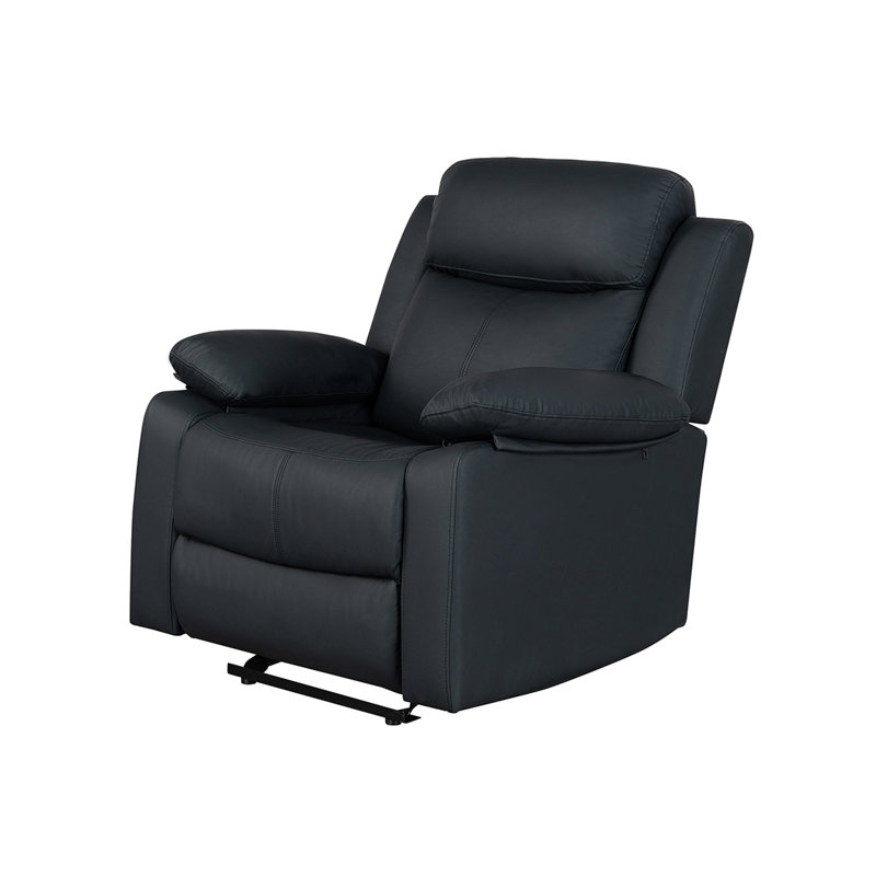 Fauteuil inclinable oscillant blanc avec DEL Blanche