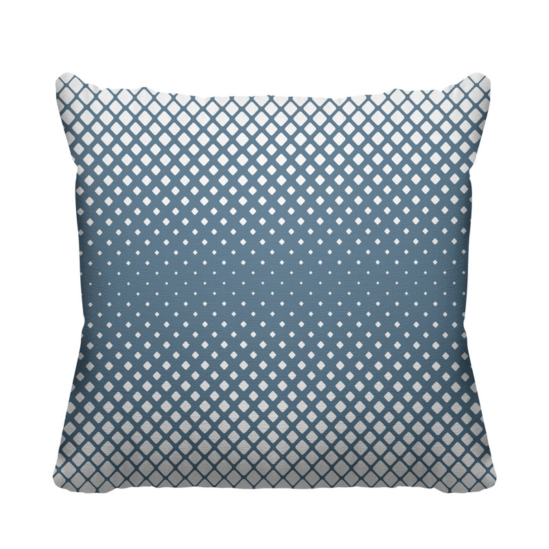 Housse et insert de coussin extérieur carré Wright, 19 po x 19 po, Gris ardoise, Carré