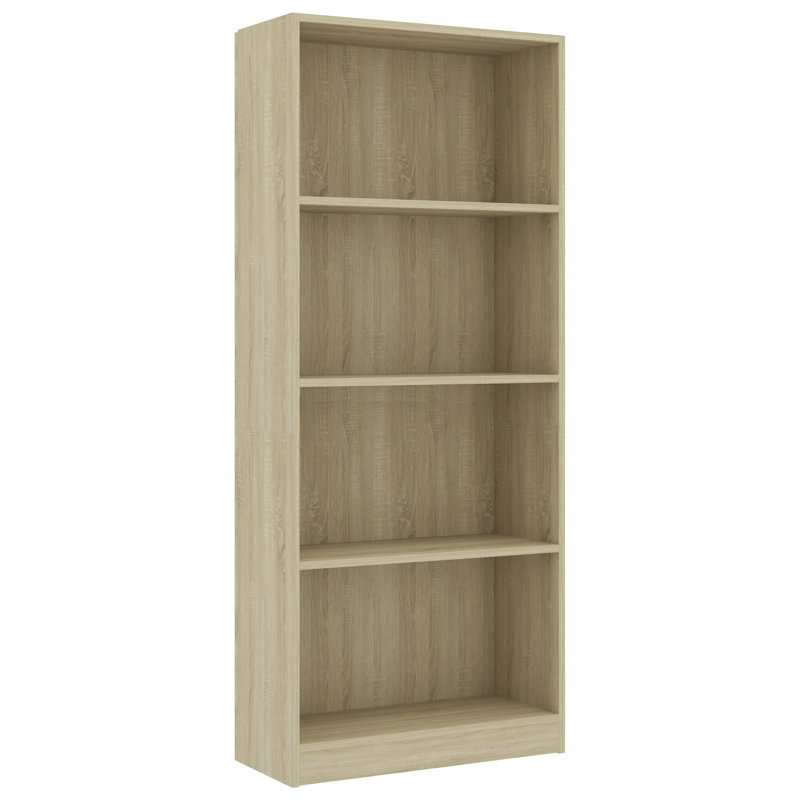 Attwood Bookcase, 142cm H x 40cm W x 24cm D, Black