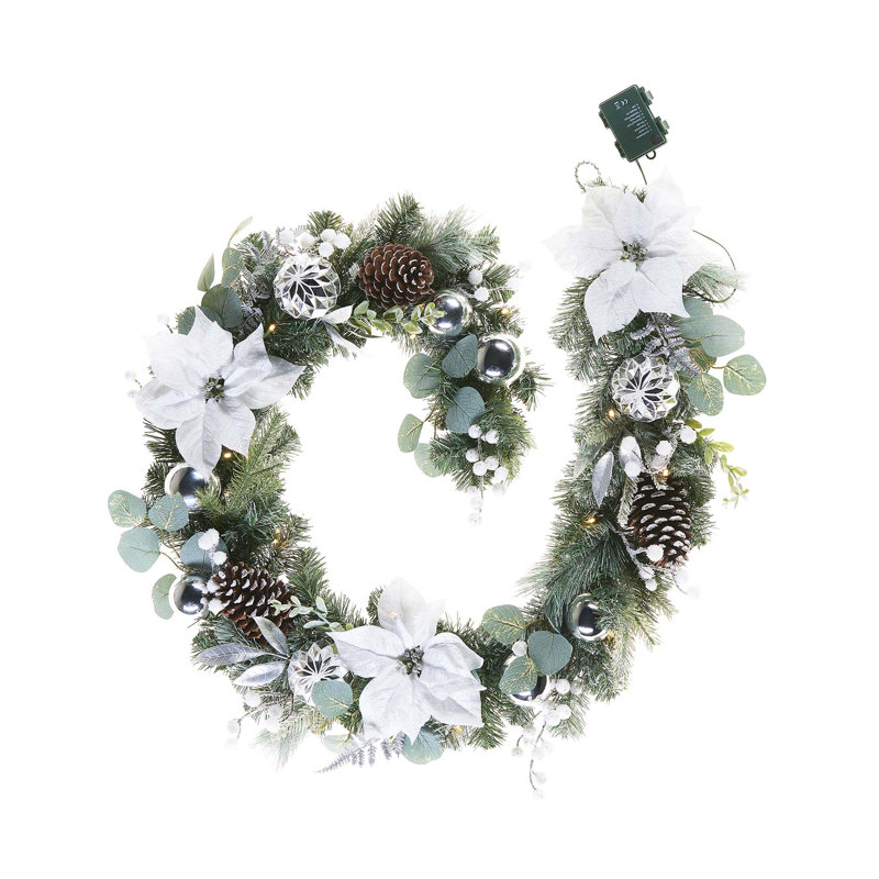 17cm Lighted Faux Garland with Lights