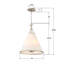 Luminaire suspendu mat 4 lumières Taliaferro-109055994