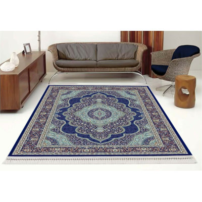Saroyan Solid Colour Hand Woven Area Rug