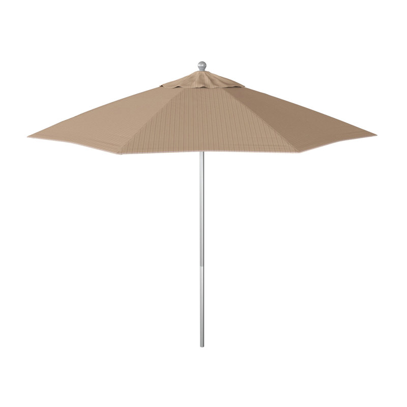 Parasol de marché 90 po Aneesaa, Beige antique, Blanc mat