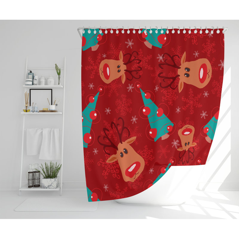 Neville Polyester Shower Curtain Set