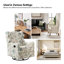Fauteuil inclinable manuel oscillant floral Antonanzas-75754531