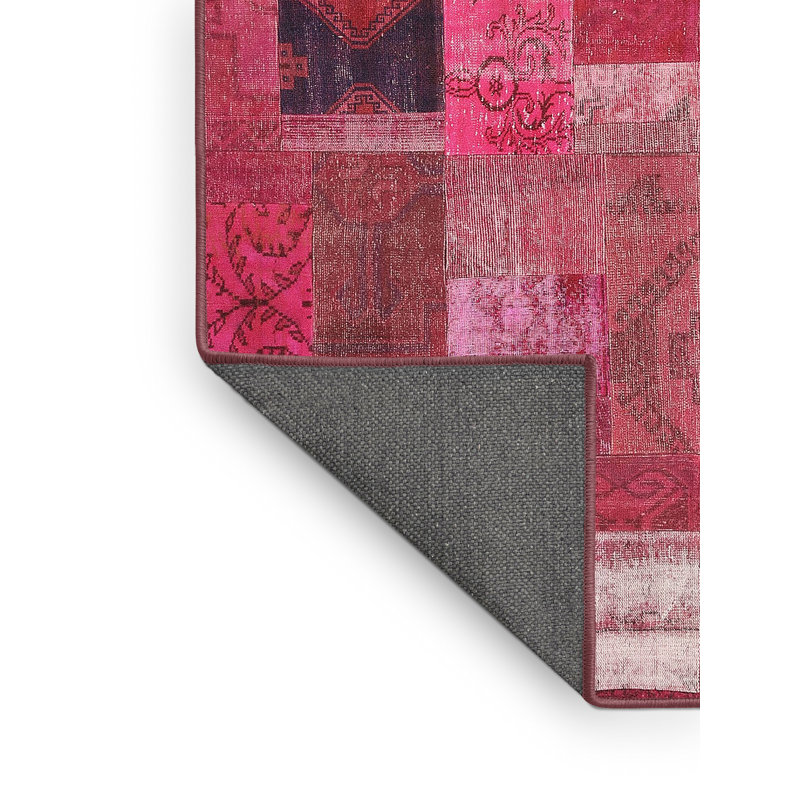 Tapis rose Zioutas, Rectangle 2 pi x 5 pi