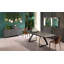 Vespi Extendable Metal Base Dining Table-114520276