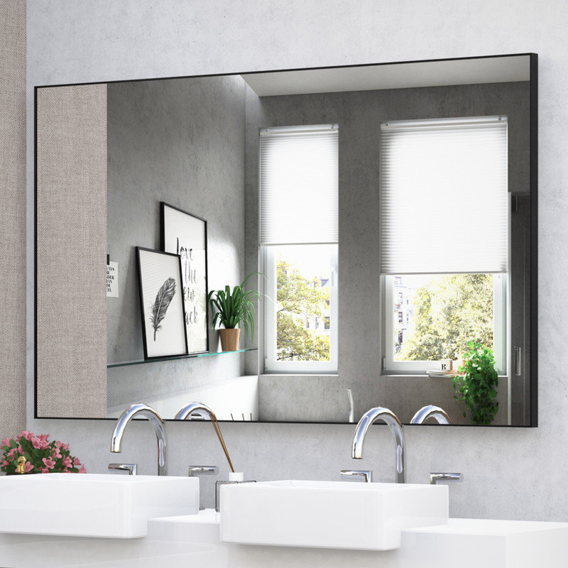 Najla Aluminum Rectangle Mirror