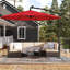 Piqua 300cm Lighted Market Parasol-247176256