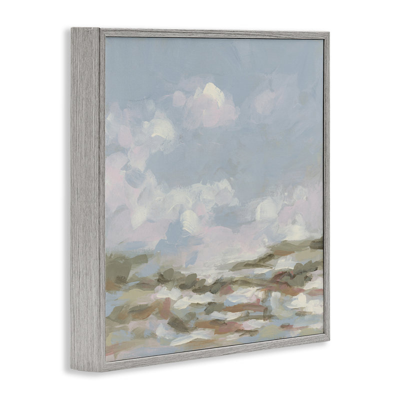 Giclée sur les nuages de la côte nord, design par June Erica Vess, H 12 po x l 12 po, Estampe numérique Farmhouse