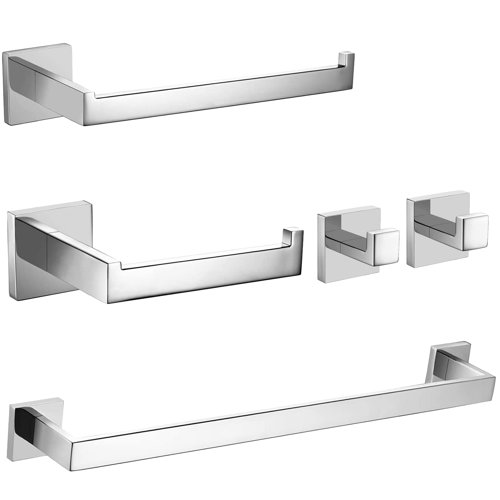 Wayfair | Chrome Bathroom Hardware Sets You'll Love in 2024