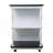 Rolling Kitchen Island With Shelf W/ Storage