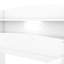 Lit plateforme blanc avec tête de lit éclairée à DEL et garde-corps sécuritaire-972097690-972097695