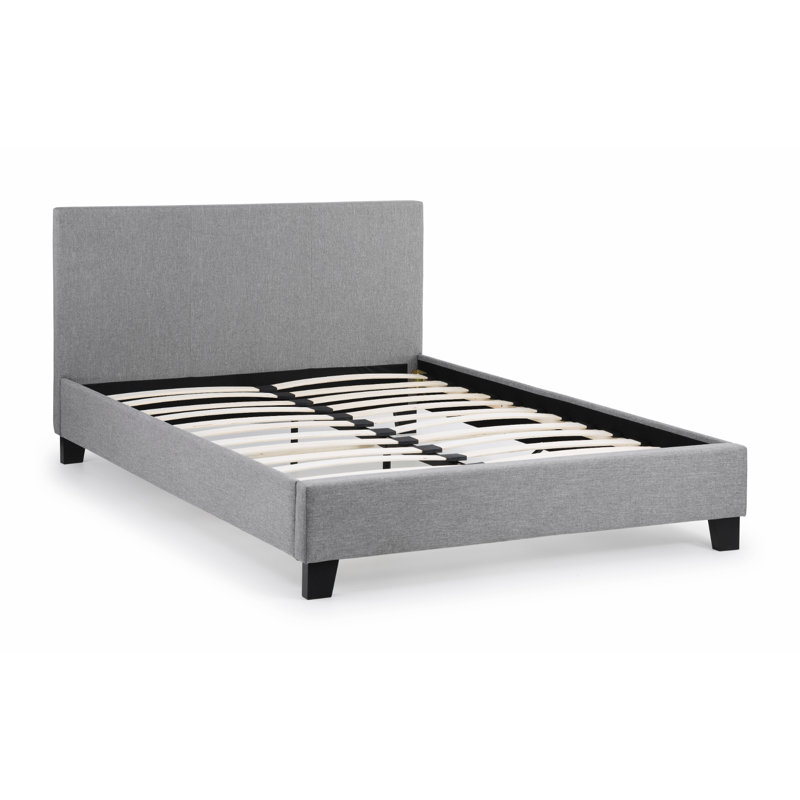 Lilianna Upholstered Bed, No Mattress, Grey, Small Double (4')