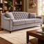 Canapé Chesterfield en velours Chisholm-1338570265