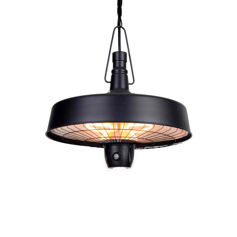 Electric Hanging Patio Heater, Black