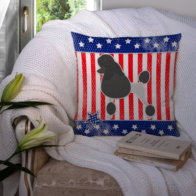 Patriotic Indoor/Outdoor Throw Pillow