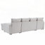 Canapé-lit modulaire en U polyvalent avec méridienne double, rangement dissimulé et accoudoirs multifonctionnels pour une vie moderne-1538819913