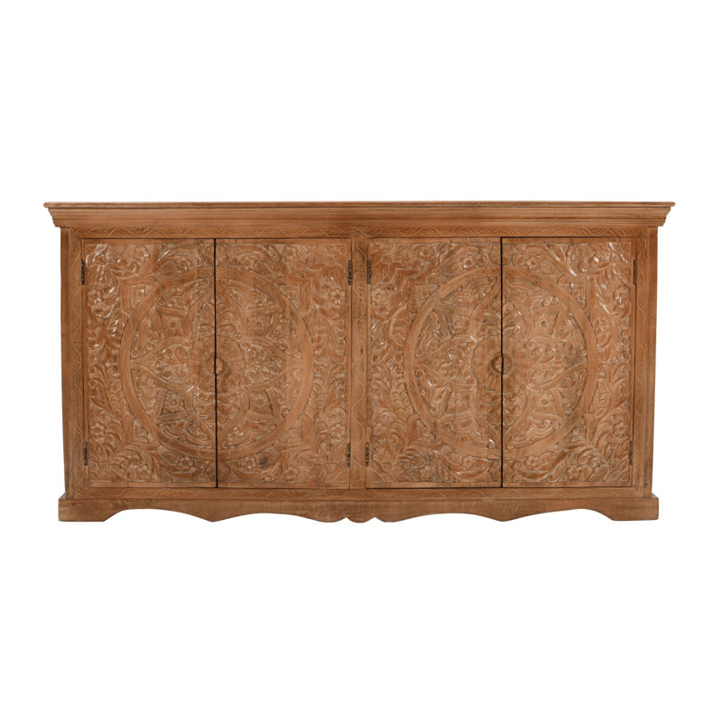 Artwork 175cm Solid Wood Sideboard