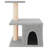 vidaXL Cat Tree Engineered wood, plush, sisal Compact Durable-1094896421