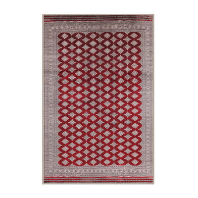 Tapis oriental rouge / gris Jaylene
