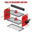Power Tool Organizer Wall Mount Charging Station With 8 Plug Power Strip And 6 Hooks