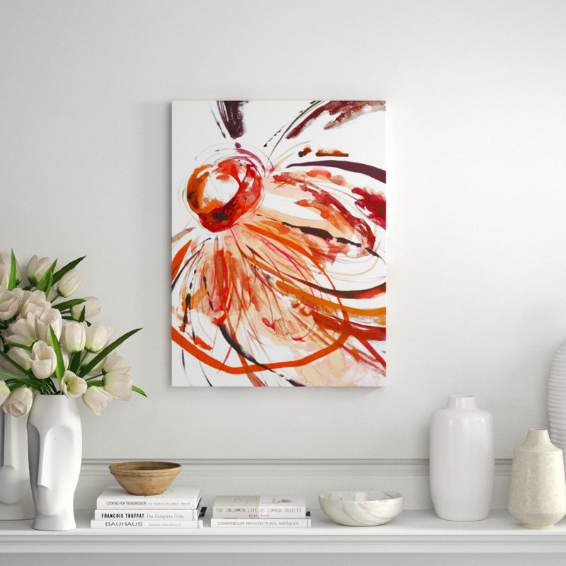 Full Blossom II Painting by Sara Brown, Outdoor, 53" H x 40" W x 1.5" D