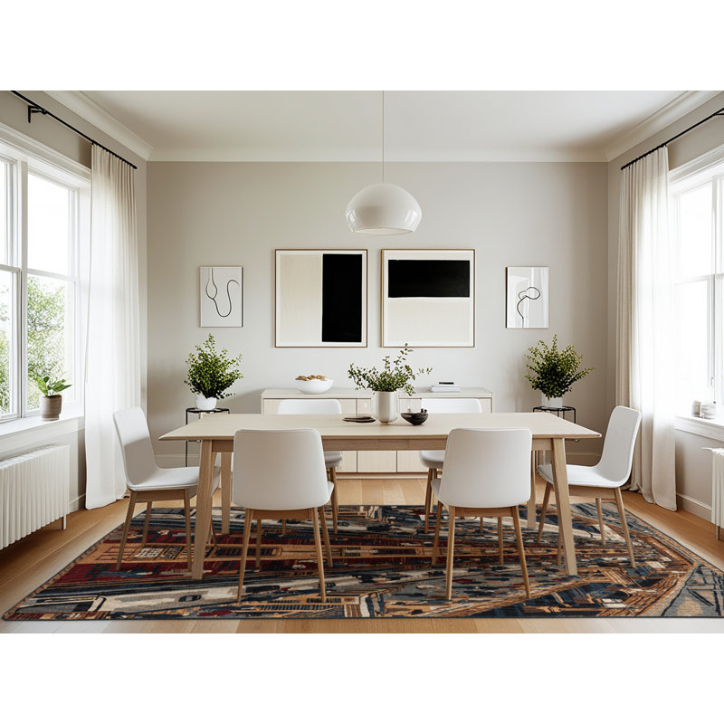 Machine Washable Transportation Black Area Rug, Rectangle 7' x 10'