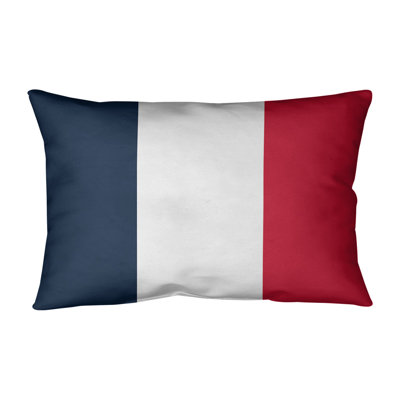 Striped Sunbrella® Outdoor Reversible Throw Pillow