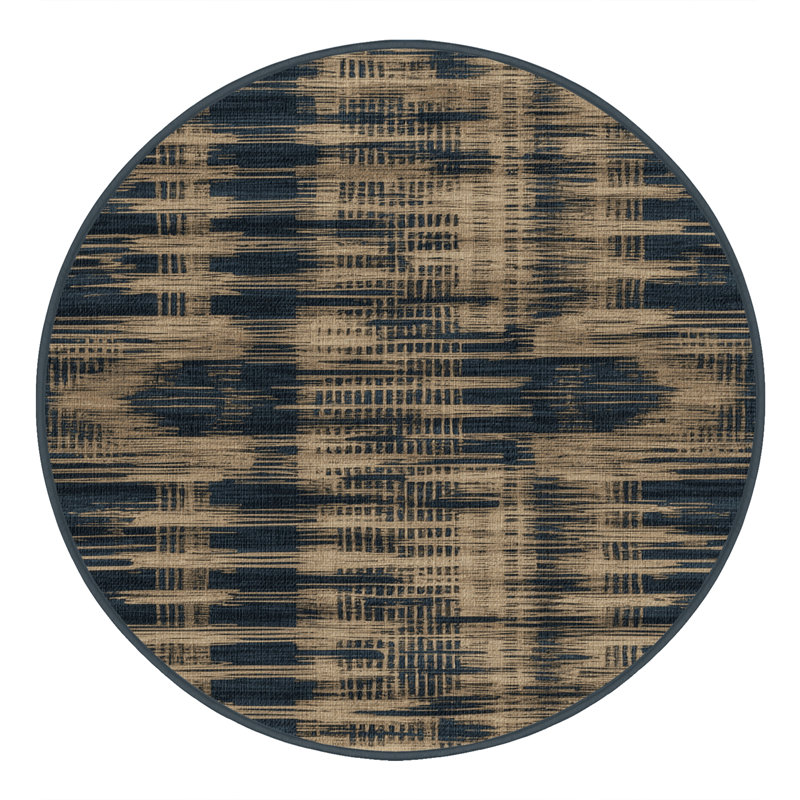  Tapis lavable Waves and Frequences, Rond 3 pi