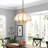 Kamirra 3 - Light Traditional Gold Pendant Light Dimmable Adjustable Height