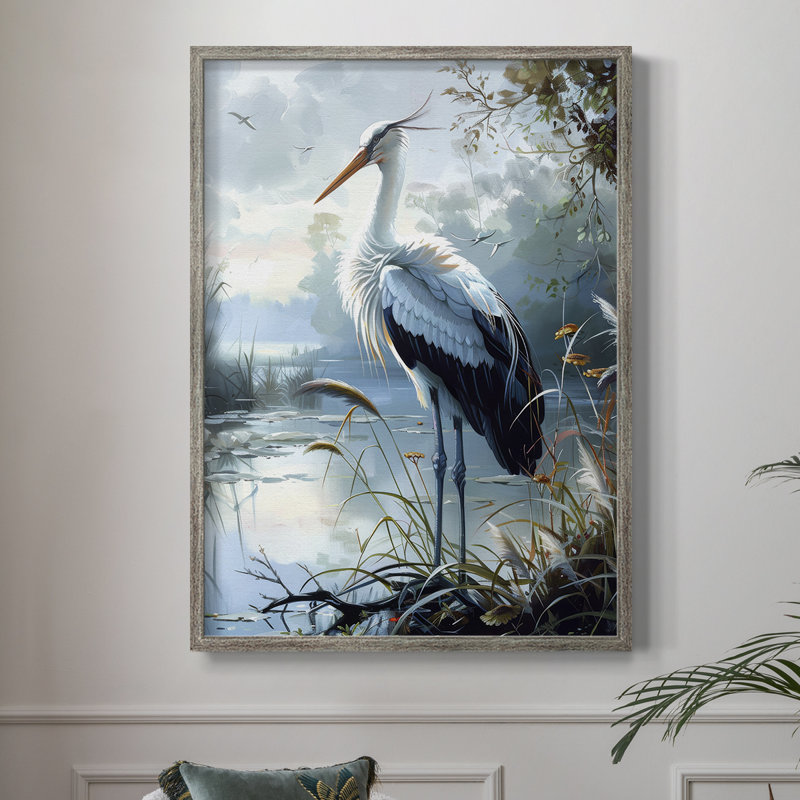 ANIMALS Series XCVI, reproduction encadrée - bois massif, H 11 po x l 9 po