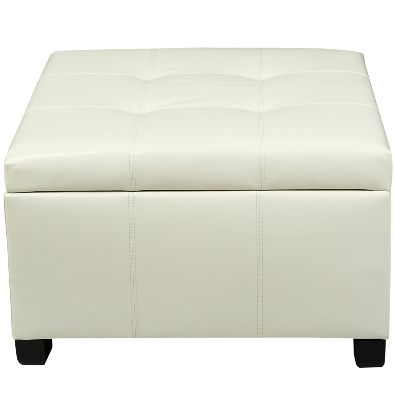 Tissu avec pieds en bouleau et concept de rangement pratique, base de pieds en polyuréthane de 29,27 po x 19,08 po x P 30 po