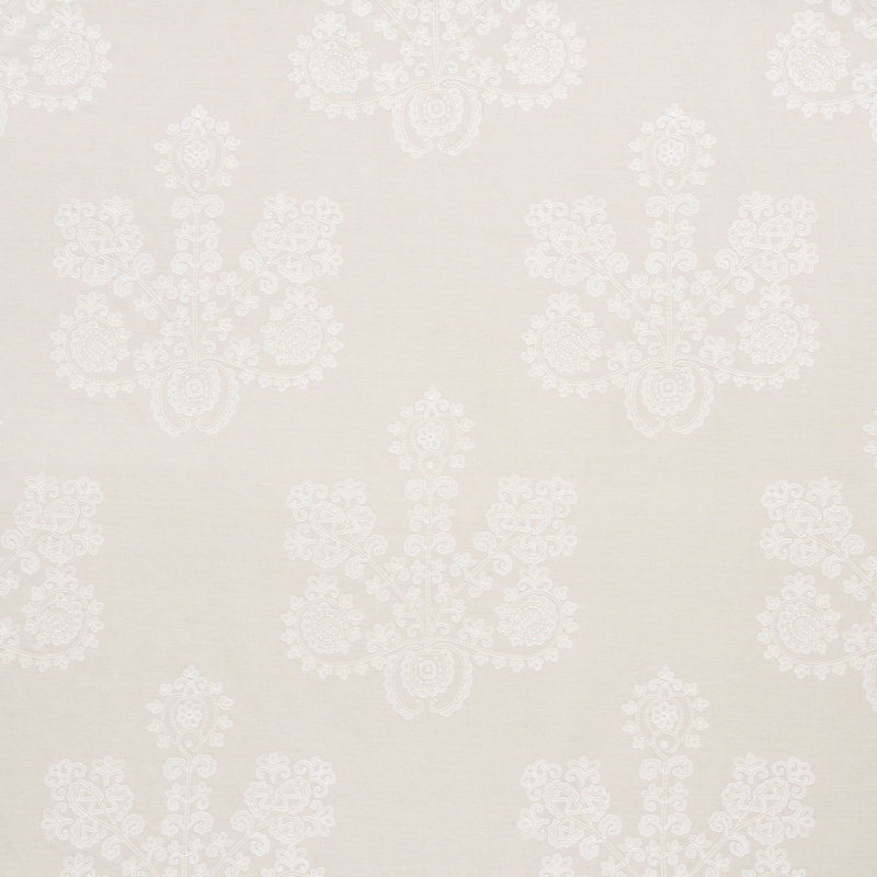 Tissu brodé Estrella, Lin