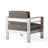 Badnath 32" Wide Polyester Armchair with Optional Sunbrella Cushions-88244343-124298006