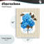 Plaque murale d'hortensias bleus bleus, design par Adonna Ebrahimi
