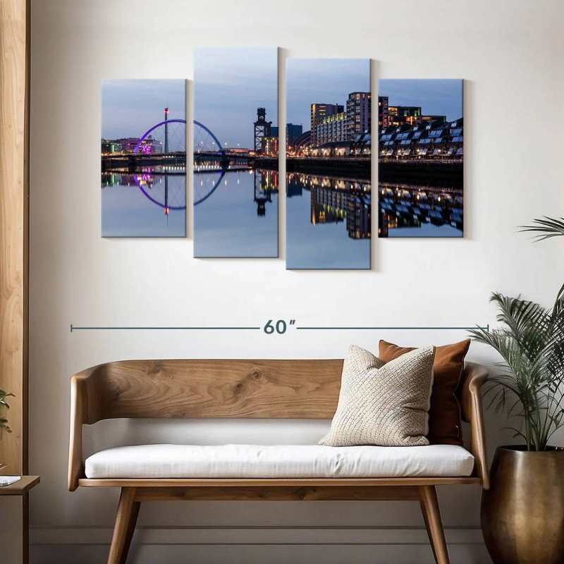 Nicci Glasgow Cityscape, H 32 po x l 52 po