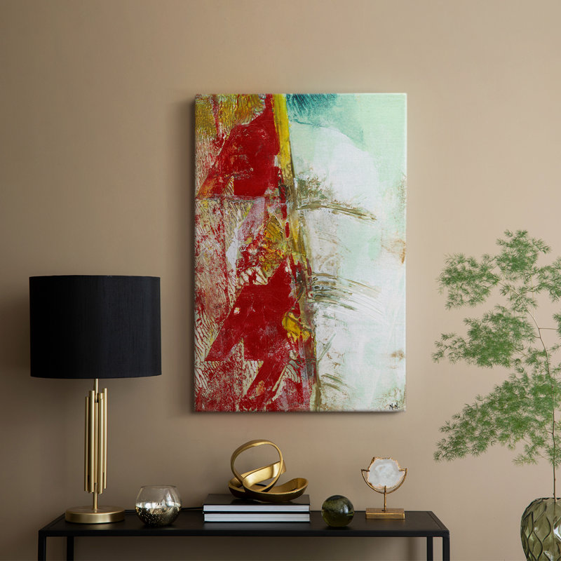 Mini Pattern Sketch -Custom Wrapped Gallery Cavas, 18" H x 12" W