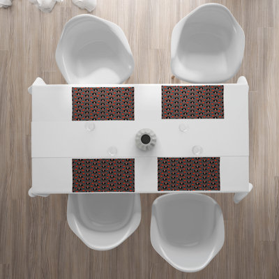 Polyester Geometric Rectangle Placemat