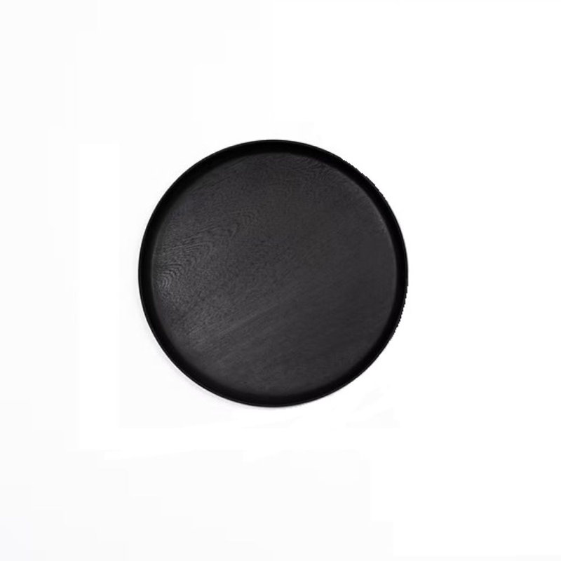 Rosa Morada Wooden Base Platter