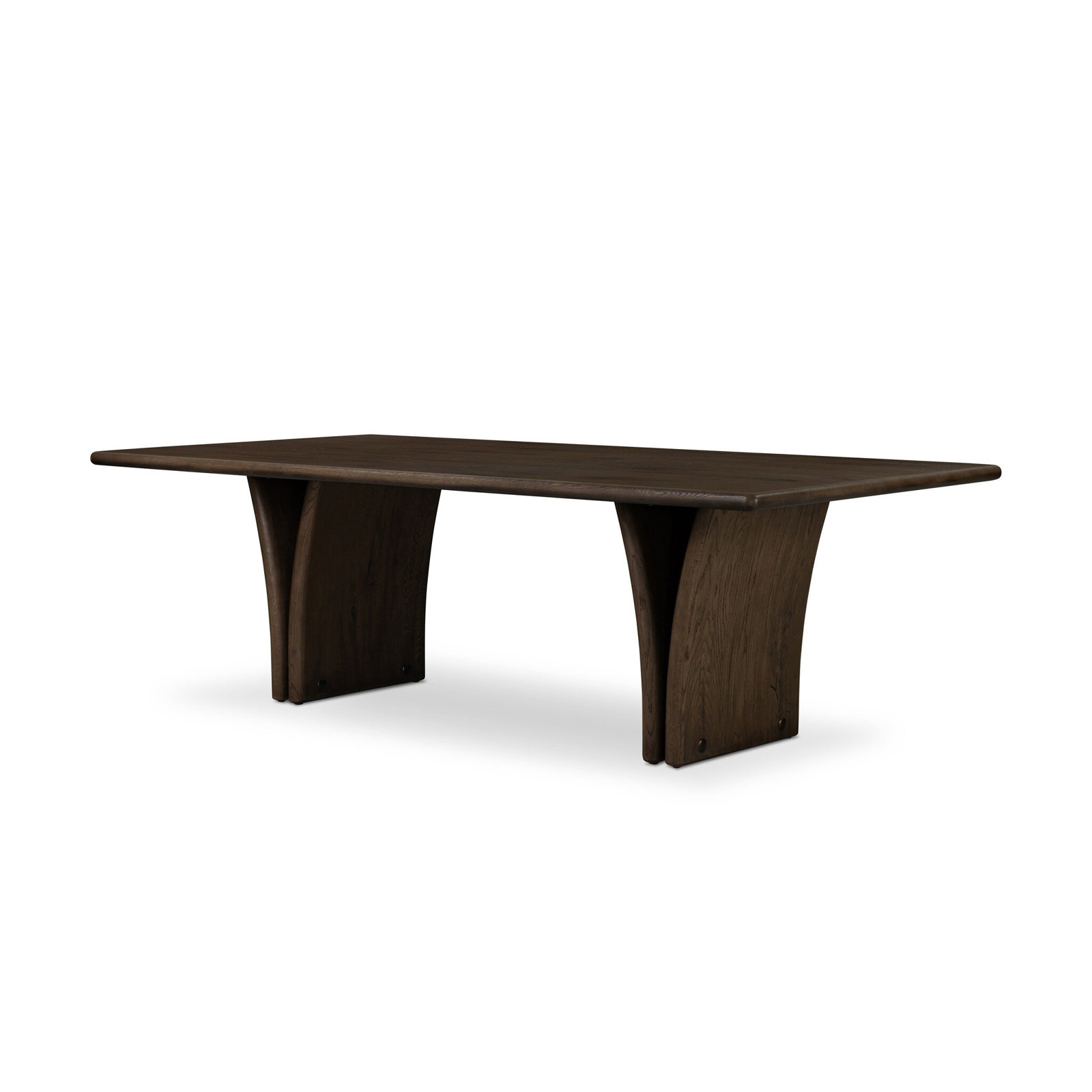Jovian 96" Oak Dining Table, Gray Reclaimed French Oak