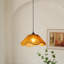 Luminaire suspendu 1 lumière en corde de chanvre-1601309167