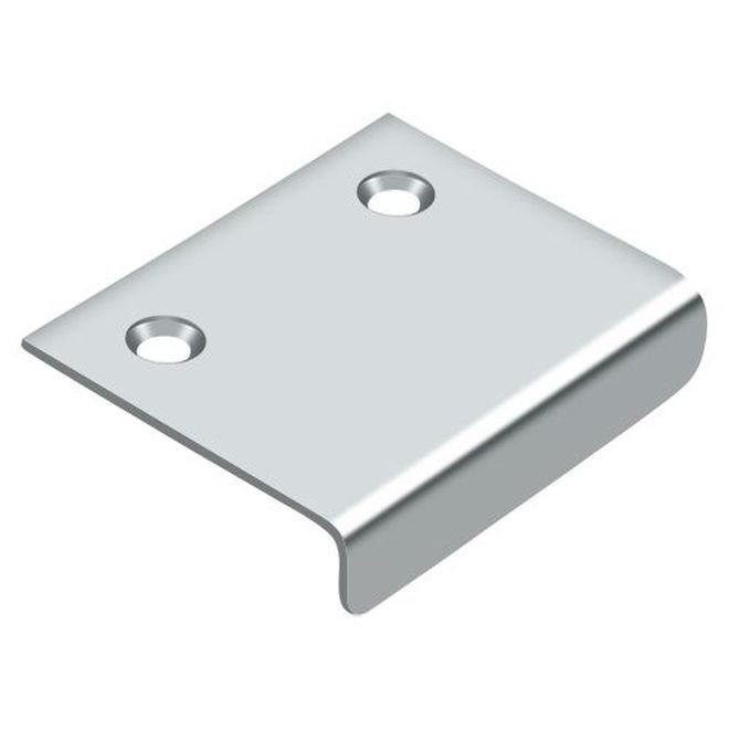 Deltana DCM215U26 Drawer, Cabinet, Mirror Pull, 2" x 1-1/2" in Polished Chrome, Polished Chrome, 2"