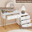 Bureau de maquillage avec miroir et lumières-1104262638